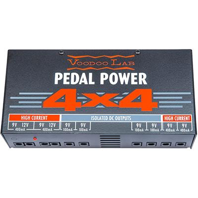 VOODOO LAB Pedal Power 4x4 Pedals and FX Voodoo Lab