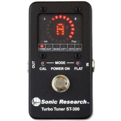 SONIC RESEARCH ST-300 Turbo Tuner Pedals and FX Sonic Research