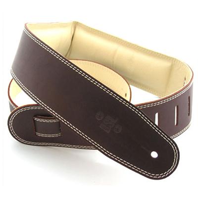 DSL Heavy Padded Leather Saddle Brown/Beige Strap Accessories DSL Straps