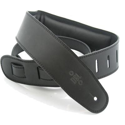 DSL Heavy Padded Leather Black/Black Strap Accessories DSL Straps