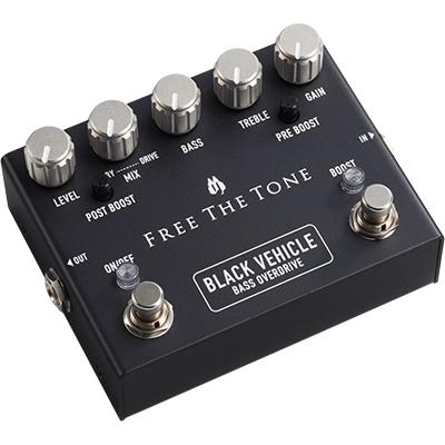 FREE THE TONE Black Vehicle Bass Overdrive Pedals and FX Free The Tone 