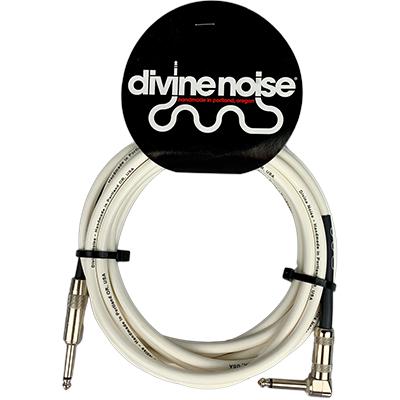 DIVINE NOISE Straight Cable - 10ft ST-RA - WHITE Accessories Divine Noise 