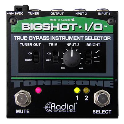RADIAL Bigshot I/O Pedals and FX Radial Engineering