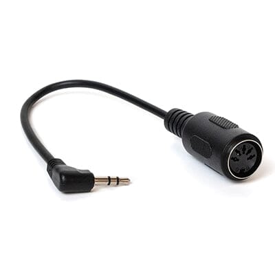 PIRATE MIDI Right Angle 3.5mm TRS to DIN5 adapter
