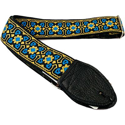 SOULDIER STRAPS Vintage 2" - Fillmore Turq/Gold/Black Accessories Souldier Straps