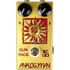 ANALOG MAN Sun Face Fuzz BC183 Silicon Transistor, Green LED, On/Off Fuzz Pot, Sun Dial Knob, Power Jack Pedals and FX Analog Man 