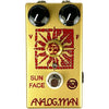 ANALOG MAN Sun Face Fuzz RCA Germanium Medium-High Gain Transistor, Red LED, On/Off Fuzz Pot, Sun Dial Knob, Power Jack Pedals and FX Analog Man 