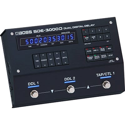 BOSS SDE-3000D Dual Digital Delay Pedals and FX Boss 