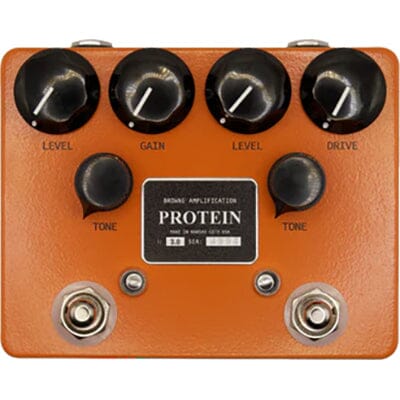 BROWNE AMPLIFICATION Protein V3 Dual Overdrive - Orange Pedals and FX Browne Amplification 