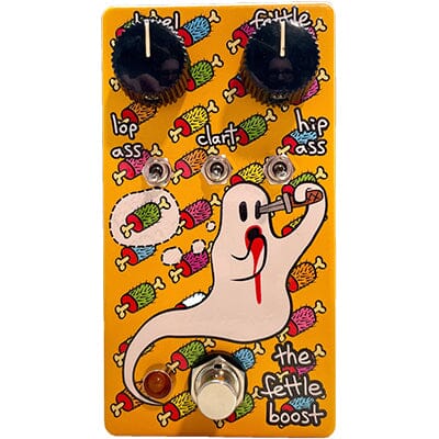 CHAMPION LECCY ELECTRONICS The Fettle Boost V2 - Yellow Pedals and FX Champion Leccy Electronics