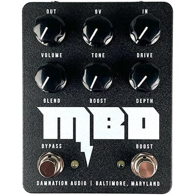 DAMNATION AUDIO MBD V3 Mosfet Bass Distortion Pedals and FX Damnation Audio 