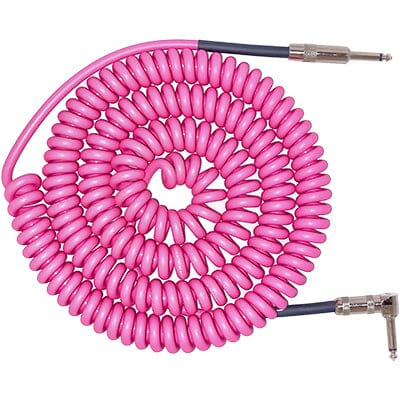 DIVINE NOISE Curly Cable - 30ft ST-RA - PINK Accessories Divine Noise 