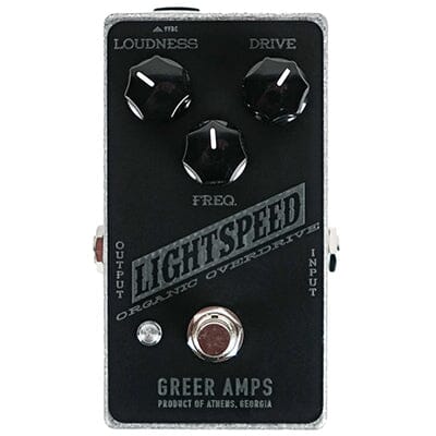 GREER AMPS Lightspeed Organic Overdrive - Blackout Pedals and FX Greer Amps 