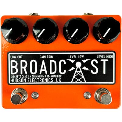 HUDSON ELECTRONICS Dual Broadcast - Deluxe Guitars Orange Pedals and FX Hudson Electronics 