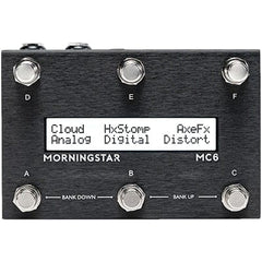 MORNINGSTAR ENGINEERING MC6 MKII Midi Foot Controller | Deluxe Guitars