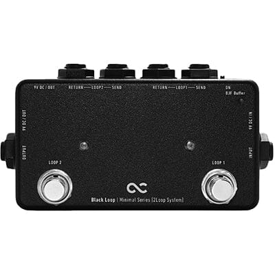 ONE CONTROL Minimal Series Black Loop w/ BJF Buffer Pedals and FX One Control 