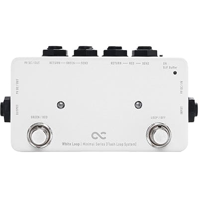 ONE CONTROL Minimal Series White Loop w/ BJF Buffer Pedals and FX One Control