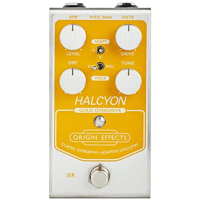 ORIGIN EFFECTS Halcyon Gold Overdrive Pedals and FX Origin Effects
