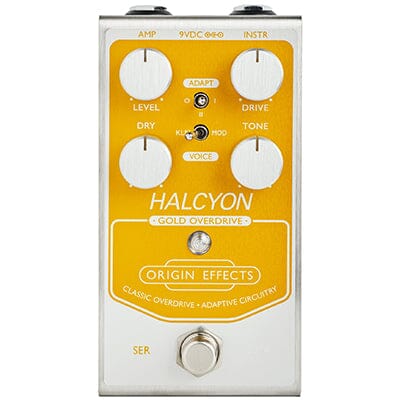ORIGIN EFFECTS Halcyon Gold Overdrive Pedals and FX Origin Effects