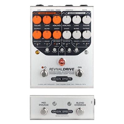 ORIGIN EFFECTS Revival Drive & Footswitch Bundle | Deluxe