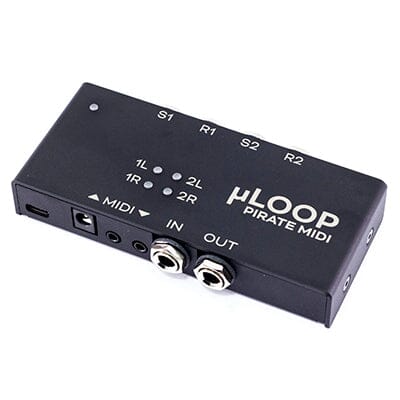 PIRATE MIDI uLoop 4-Ch Bypass & MIDI Interface