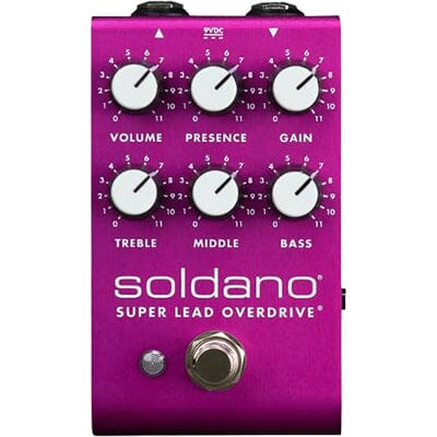 SOLDANO SLO Super Lead Overdrive Pedal - Purple Pedals and FX Soldano