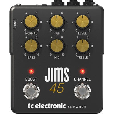 TC ELECTRONIC Ampworx Jims 45 Dual-Channel Guitar Preamp Pedals and FX TC Electronic