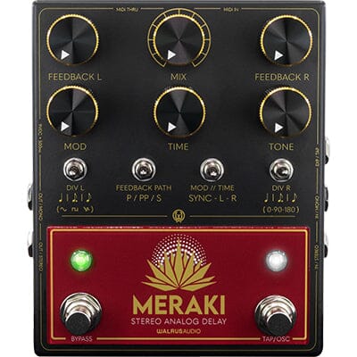 WALRUS AUDIO Meraki Analog Stereo Delay Pedals and FX Walrus Audio 