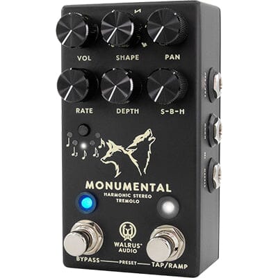 WALRUS AUDIO Monumental Stereo Harmonic Tremolo - Black Pedals and FX Walrus Audio