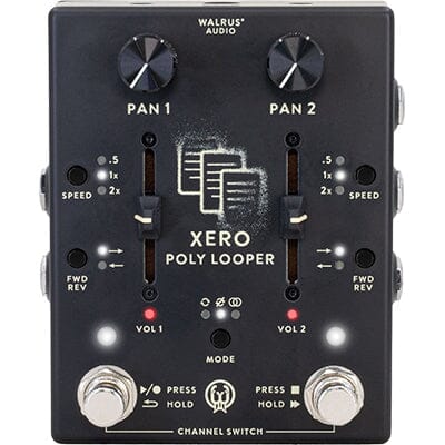 WALRUS AUDIO Xero Polylooper - Black Pedals and FX Walrus Audio