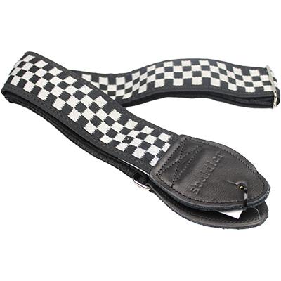 SOULDIER STRAPS Vintage 2" - Raceway Checker Cheap Trick Accessories Souldier Straps 