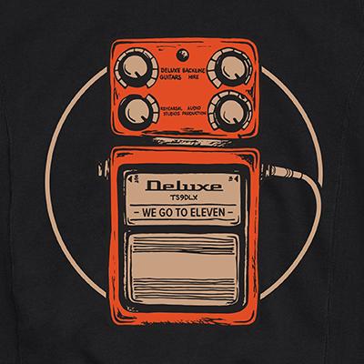 DELUXE Zip Hood "PEDAL" - 2XL Accessories Deluxe Guitars