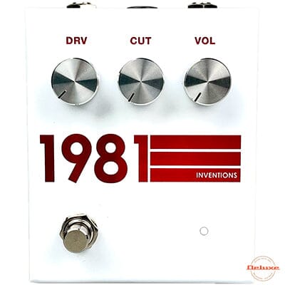 1981 INVENTIONS DRV#3 - Red Sparkle Pedals and FX 1981 Inventions 