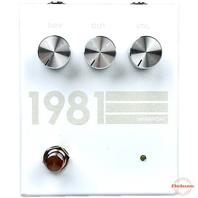 1981 INVENTIONS DRV#3 - White Sparkle Pedals and FX 1981 Inventions 