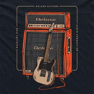 DELUXE T-Shirt "RIG" - 2XL Accessories Deluxe Guitars