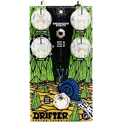 GREENHOUSE Drifter Tremolo Pedals and FX Greenhouse Effects