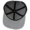 DELUXE 3D Embroidered Snapback Cap - Light Grey Accessories Deluxe Guitars