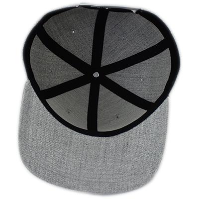 DELUXE 3D Embroidered Snapback Cap - Light Grey Accessories Deluxe Guitars