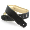 DSL Heavy Padded Leather Black/Beige Strap Accessories DSL Straps