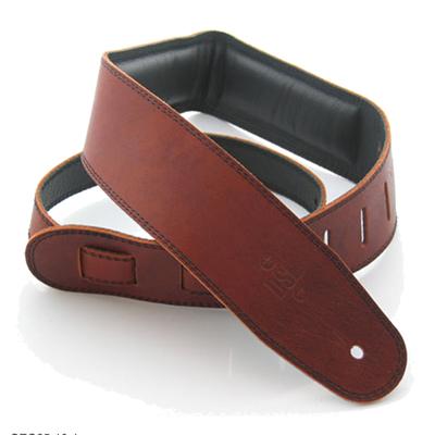 DSL Heavy Padded Leather Saddle Brown/Black Strap Accessories DSL Straps 