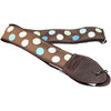 SOULDIER STRAPS Vintage 1.5" - Polka Dots Blue Accessories Souldier Straps