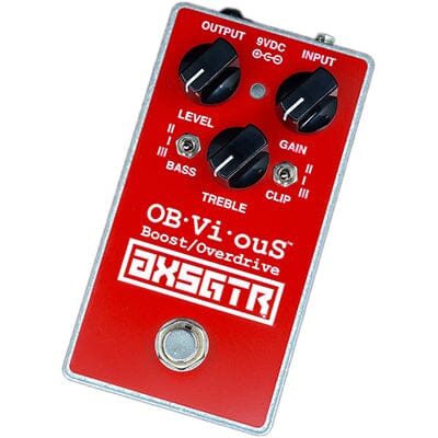 AXESS ELECTRONICS OBViouS™ Boost/Overdrive Pedals and FX Axess Electronics