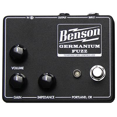 BENSON AMPS Germanium Fuzz Studio Black Deluxe Guitars