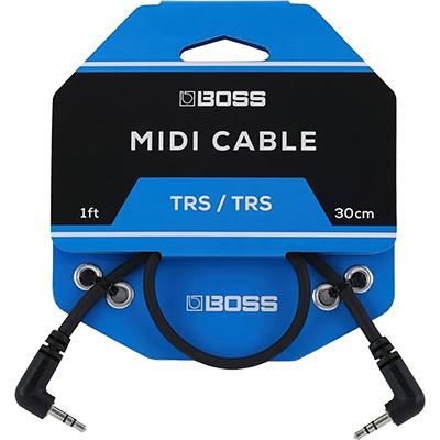 BOSS Mini TRS 3.5mm - Mini TRS 3.5mm Cable - 1ft Accessories Boss 