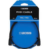 BOSS Mini TRS 3.5mm - Mini TRS 3.5mm Cable - 2ft Accessories Boss