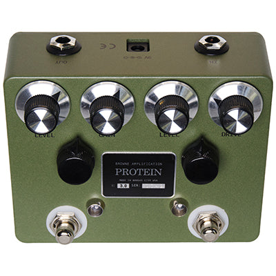 BROWNE AMPLIFICATION Protein V3 Dual Overdrive - Green