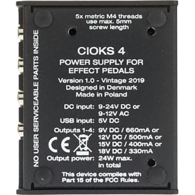 CIOKS 4 Power Supply Expander Pedals and FX Cioks