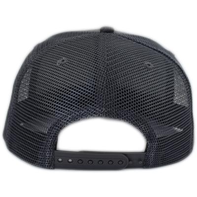 DELUXE 3D Embroidered Snapback Trucker Cap - Dark Grey Accessories Deluxe Guitars