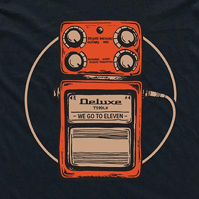 boss pedals t shirt DELUXE T-Shirt "PEDAL" - Small