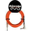 DIVINE NOISE Straight Cable - 10ft ST-RA - ORANGE Accessories Divine Noise 